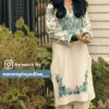 white kashmiri co-ord set